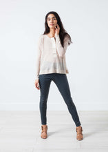Load image into Gallery viewer, Elenaso Leather Trouser in Cool Grey
