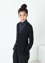 Load image into Gallery viewer, Square Cardigan in Black