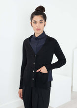Load image into Gallery viewer, Square Cardigan in Black