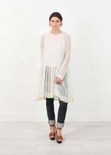 Load image into Gallery viewer, Pink Bib Dress in White