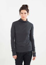 Load image into Gallery viewer, Cotton Long Tee in Ink