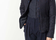 Load image into Gallery viewer, Camelia Reversible Jacket in Navy/Blue