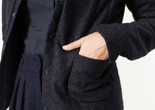 Load image into Gallery viewer, Camelia Reversible Jacket in Navy/Blue