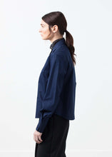 Load image into Gallery viewer, Sheer Silk Collar Button Up