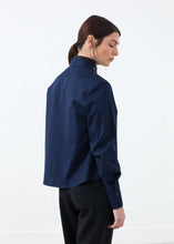 Load image into Gallery viewer, Sheer Silk Collar Button Up