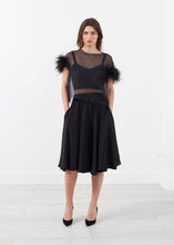 Load image into Gallery viewer, Organza Feather Top
