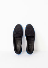 Load image into Gallery viewer, Suede Loafers - Black/Blue