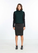 Load image into Gallery viewer, Boucle Turtle Neck in Green/Black
