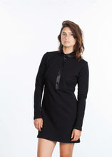 Load image into Gallery viewer, Fleece Jersey Dress in Black
