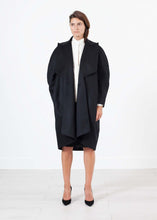 Load image into Gallery viewer, Shahmeena Cocoon Coat in Black
