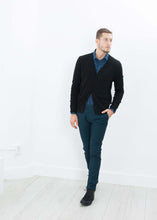 Load image into Gallery viewer, Hidden Placket Cardigan in Black
