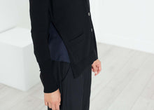 Load image into Gallery viewer, Square Cardigan in Black
