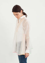 Load image into Gallery viewer, Sheer Rainbow Blouse in White
