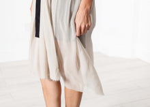 Load image into Gallery viewer, Chiffon Cape Back Dress in Sand
