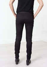 Load image into Gallery viewer, Leather Panel Trouser in Black
