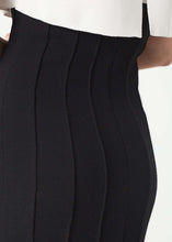 Load image into Gallery viewer, Layered Contrast Dress in Cream/Black
