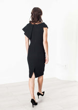 Load image into Gallery viewer, Asymmetric Dress in Black
