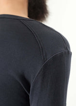 Load image into Gallery viewer, Cotton Henley in Blue Grey
