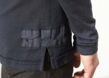 Load image into Gallery viewer, Cotton Henley in Blue Grey
