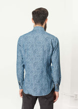 Load image into Gallery viewer, Floral Button-Up in Blue
