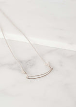 Load image into Gallery viewer, Bracelet 85 in Grey Silk/Silver
