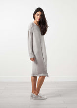 Load image into Gallery viewer, Long Sleeve Silk Dress
