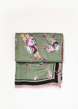 Load image into Gallery viewer, Floral Cashmere Scarf
