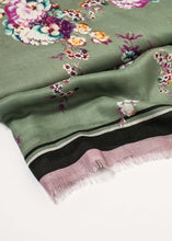Load image into Gallery viewer, Floral Cashmere Scarf
