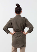 Load image into Gallery viewer, Belted Surplus Dress
