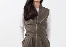 Load image into Gallery viewer, Sleeveless Harem Flightsuit
