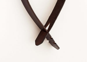 Buckle-less Belt in Brown