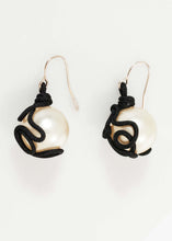Load image into Gallery viewer, Float Bead Earring in Pearl

